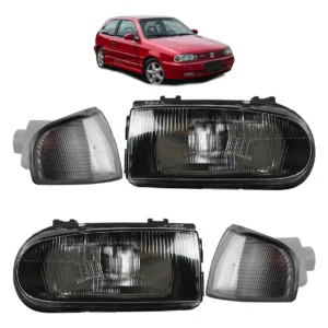 Par Farol Gol Saveiro Parati G2 1995 A 2005 Negro Mascarilla