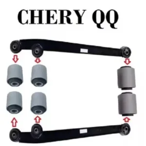 Kit 6 Bujes Bandeja Brazo Trasero Chery Qq Año 2010