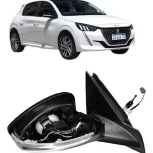 Retrovisor derecho Peugeot 208 2021/2023 Original