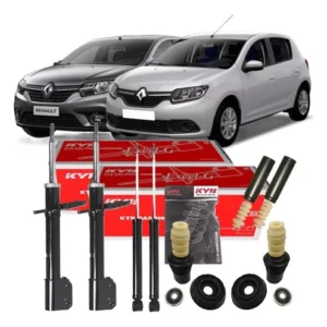 Kit 4 Amortecedor Sandero 1.0 1.6 2015 2016 2017