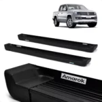 Par Plataforma de Aluminio Negro Amarok Doble Cabina 2012 2013