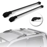 Portaequipajes cruzado en el techo universal