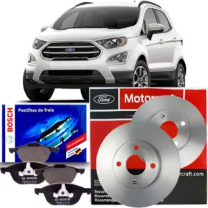 Kit Disco Freno + Pastillas Ford Ecosport 2013 al 2021 delantera
