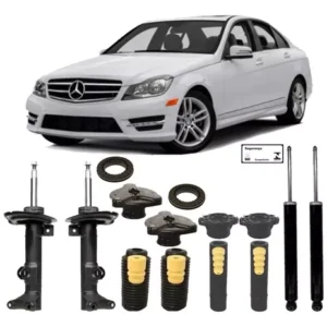 Kit de amortiguadores delantero trasero Mercedes C200 2009 2010 2011 2014